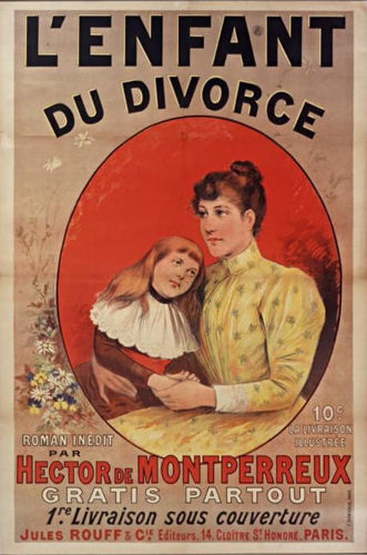 Couverture du livre "L'enfant du divorce"